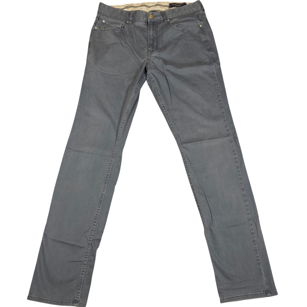 Vineyard Vines Leeward Luxe 5 Pocket Pants Size 32x34 Gray Whale Coastal Preppy